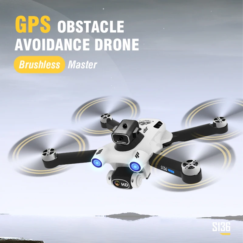 Drone S136 Pro Ultra Rc Drones - Drone Gps Mount 评论和价格